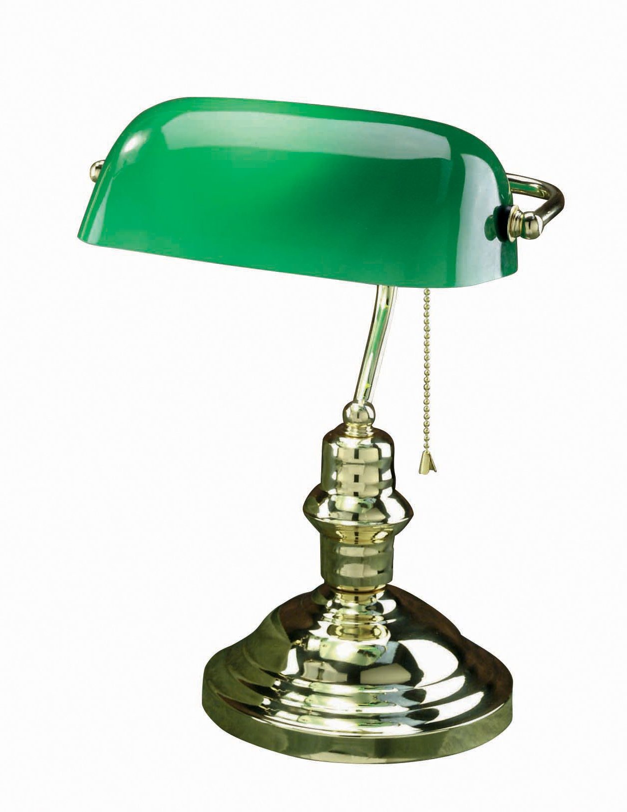 green bankers lamp photo - 4