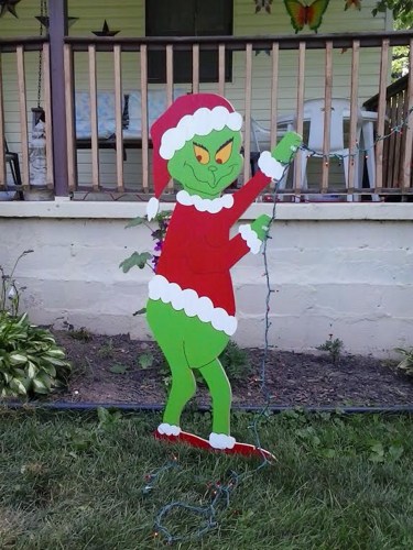 grinch christmas lights outdoor photo - 1