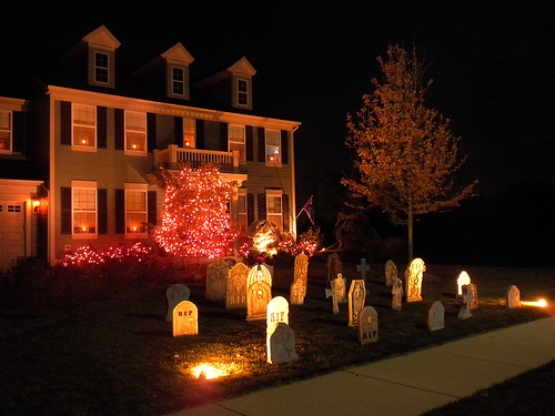 halloween lights outdoor photo - 5