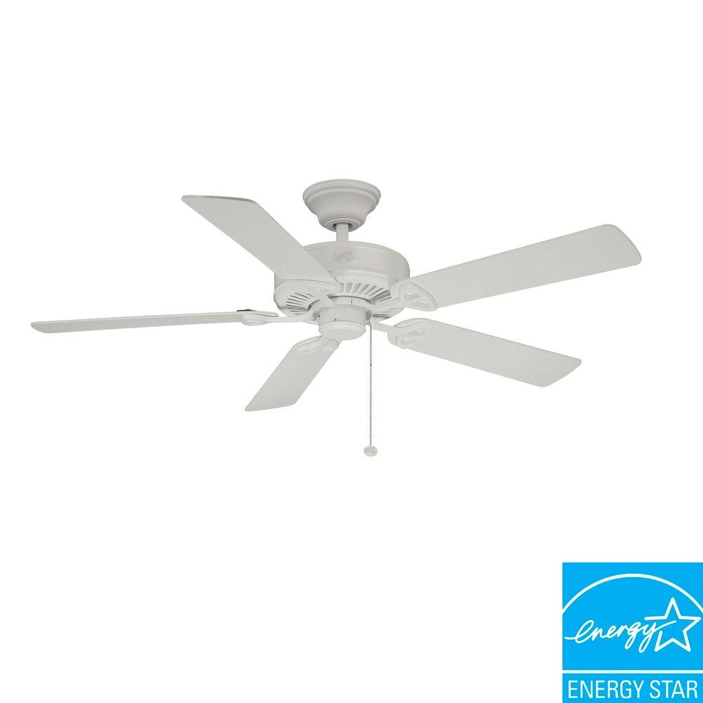 hampton bay ceiling fan white photo - 1