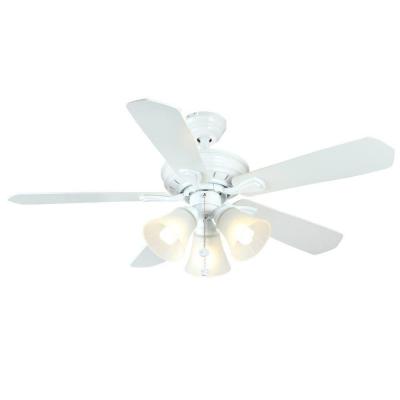 hampton bay ceiling fan white photo - 2