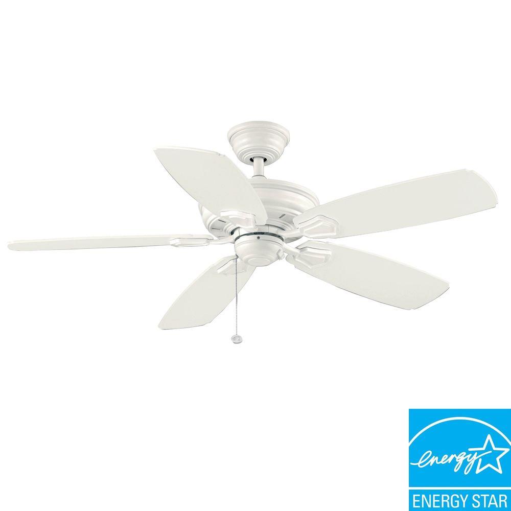 hampton bay ceiling fan white photo - 8