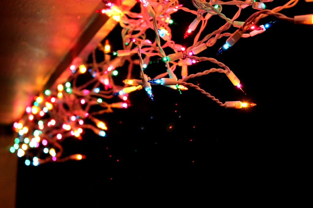 hang outdoor christmas lights photo - 1