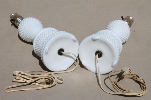 hobnail lamps photo - 9