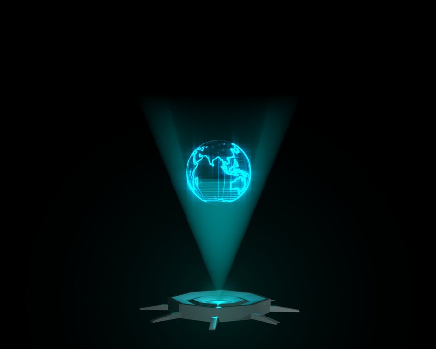 hologram lamp photo - 2