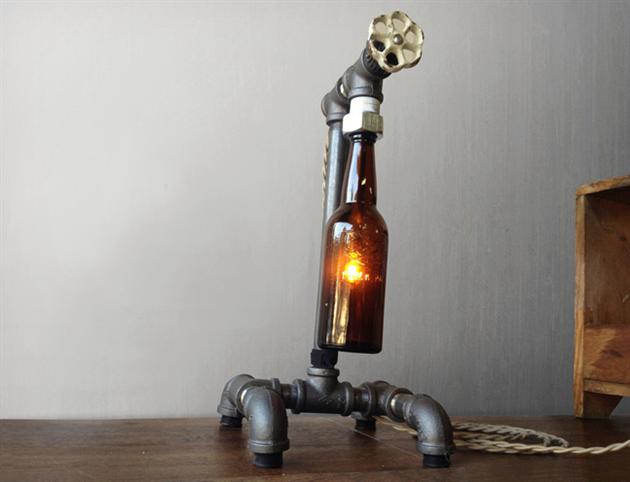how to make a bottle lamp photo - 4