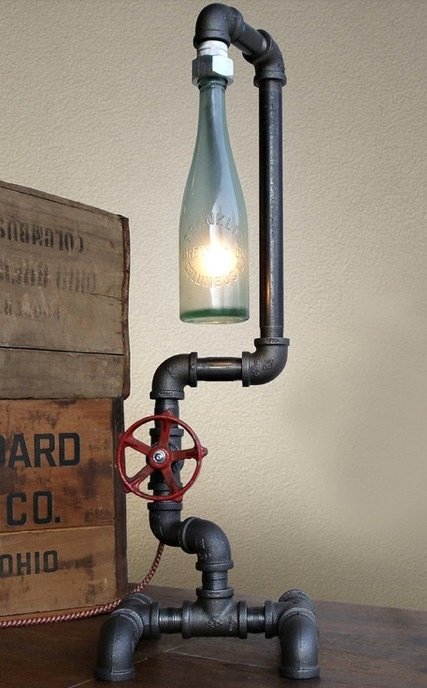 how to make a bottle lamp photo - 8