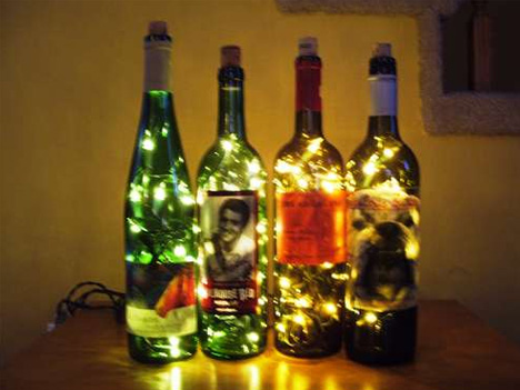 how to make a lamp out of a wine bottle photo - 4