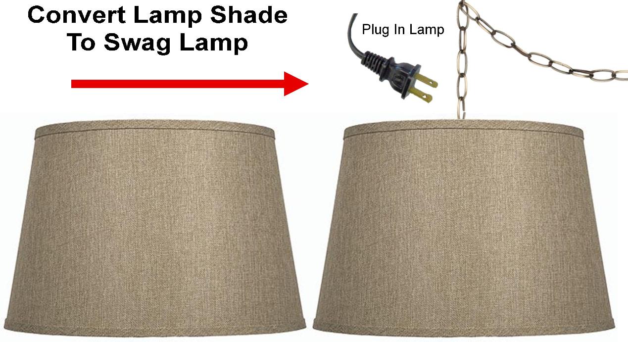 how to make a swag lamp photo - 8