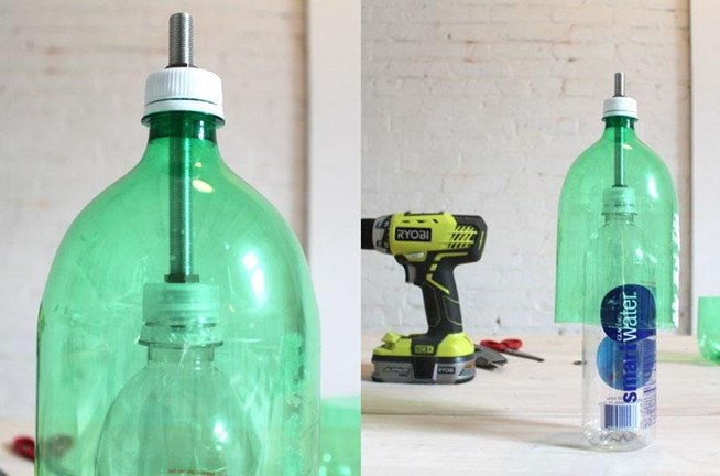 how to make a wine bottle lamp photo - 10