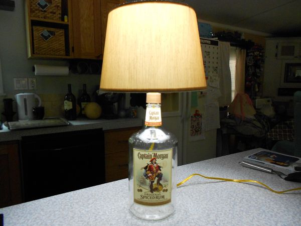 how to make liquor bottle lamps photo - 4