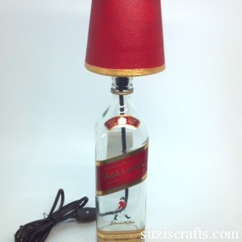 how to make liquor bottle lamps photo - 8