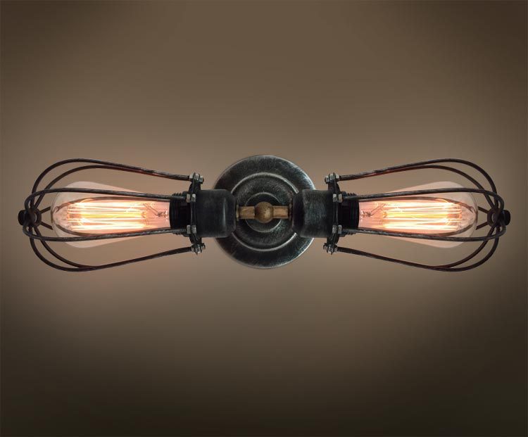 industrial style wall light photo - 6