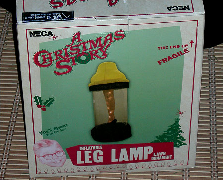 inflatable leg lamp photo - 3