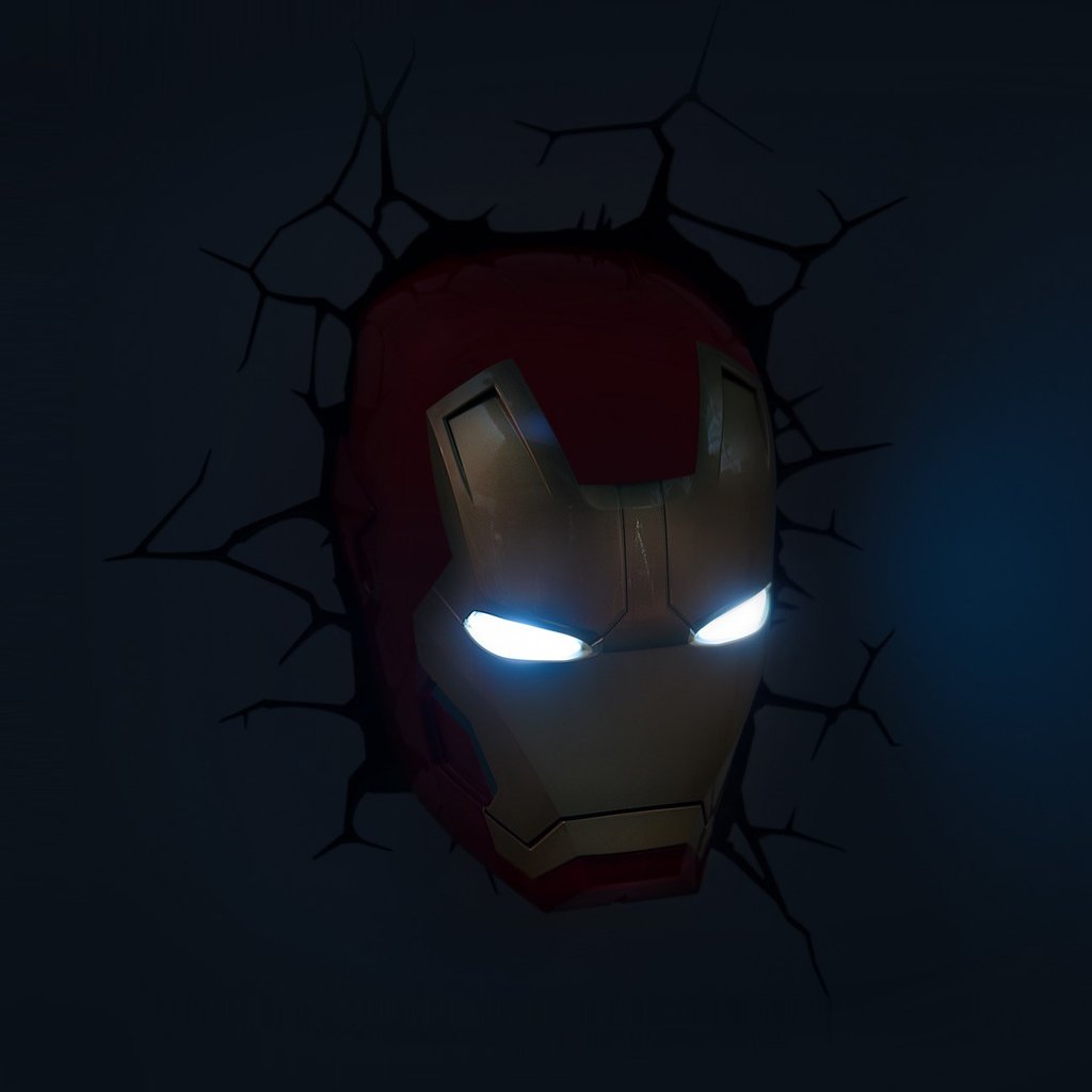 iron man wall light photo - 10