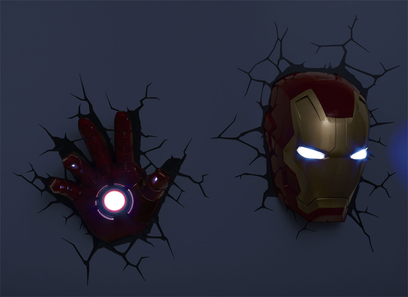 iron man wall light photo - 7