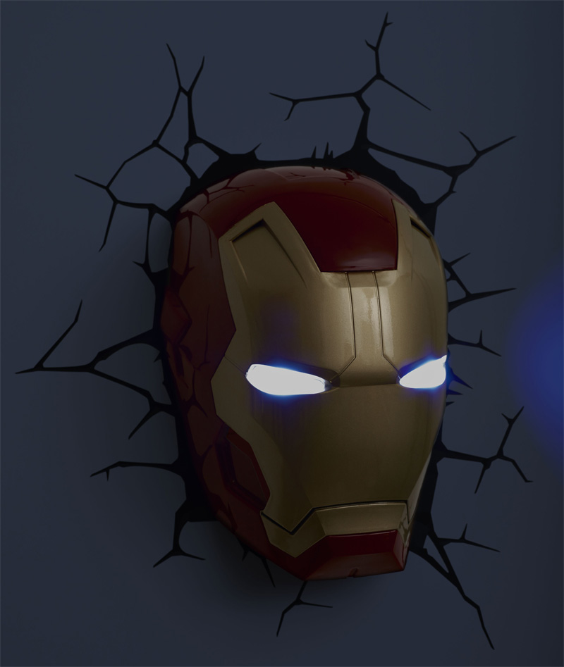 iron man wall light photo - 9