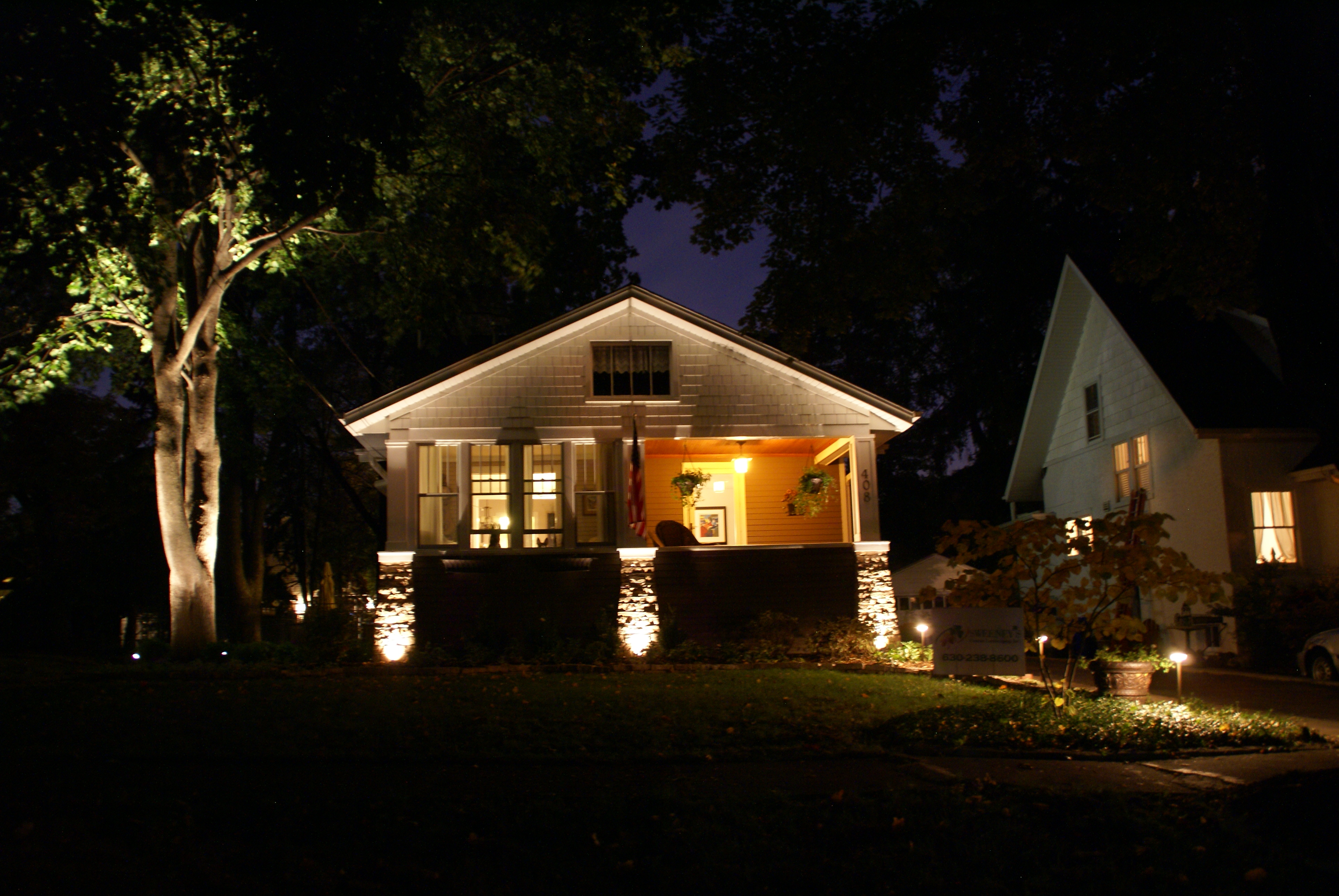 landscape outdoor lighting photo - 8