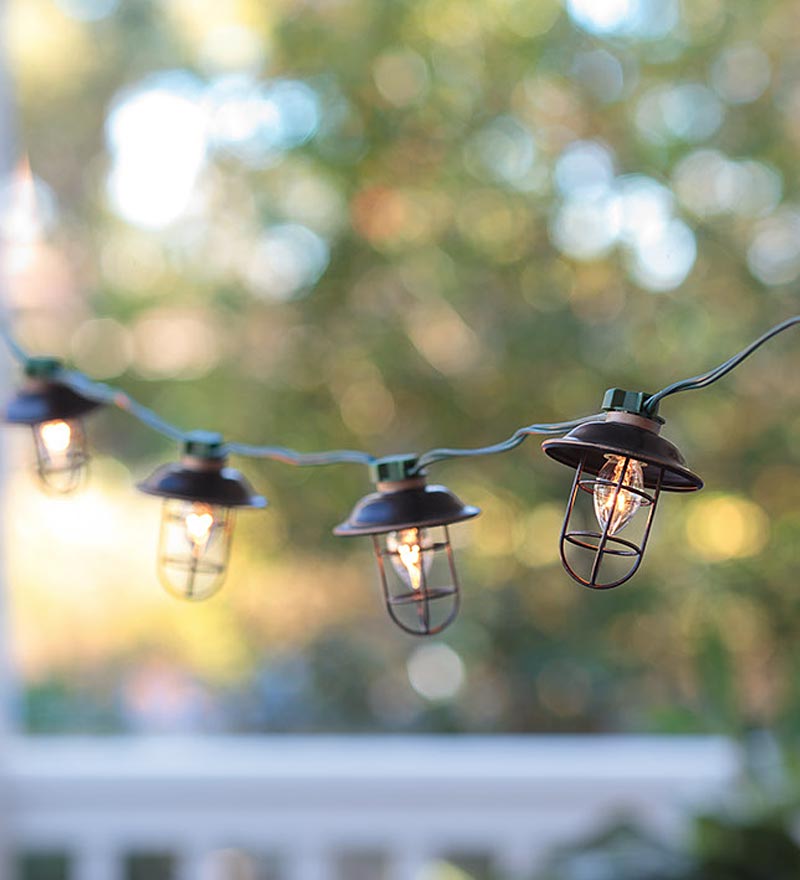 lantern outdoor string lights photo - 5