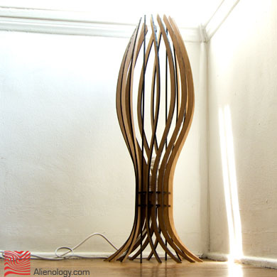 laser cut lamp photo - 2