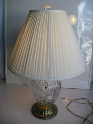 lead crystal lamps photo - 3