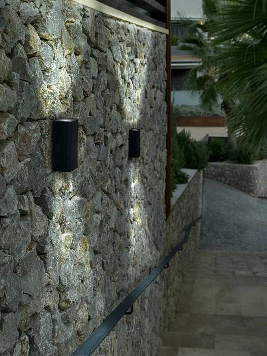 led exterior wall lights photo - 8