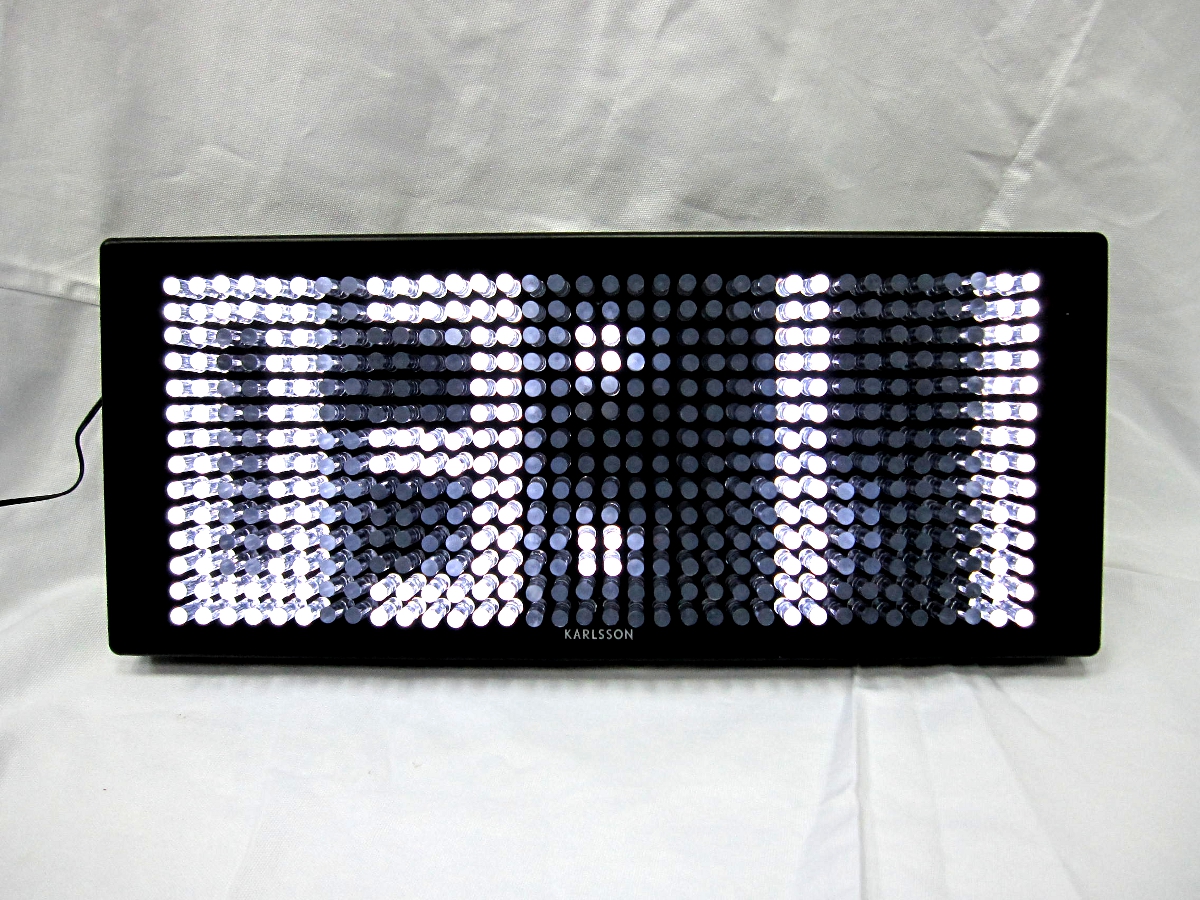 led light wall clock photo - 8