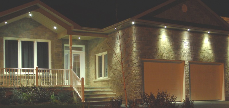 led outdoor soffit lighting photo - 5