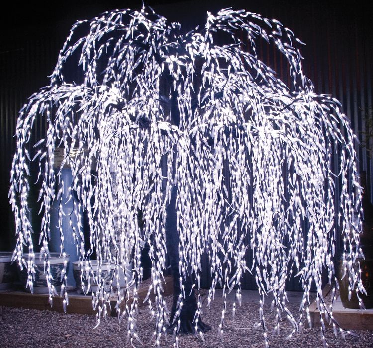 led outdoor tree lights photo - 8