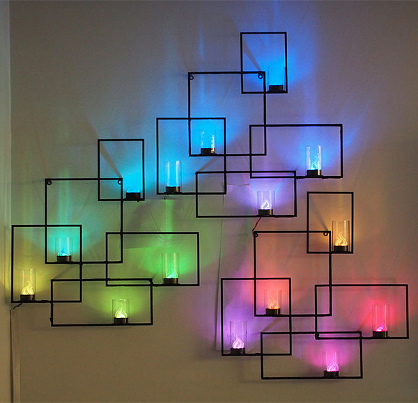 led wall lights photo - 2