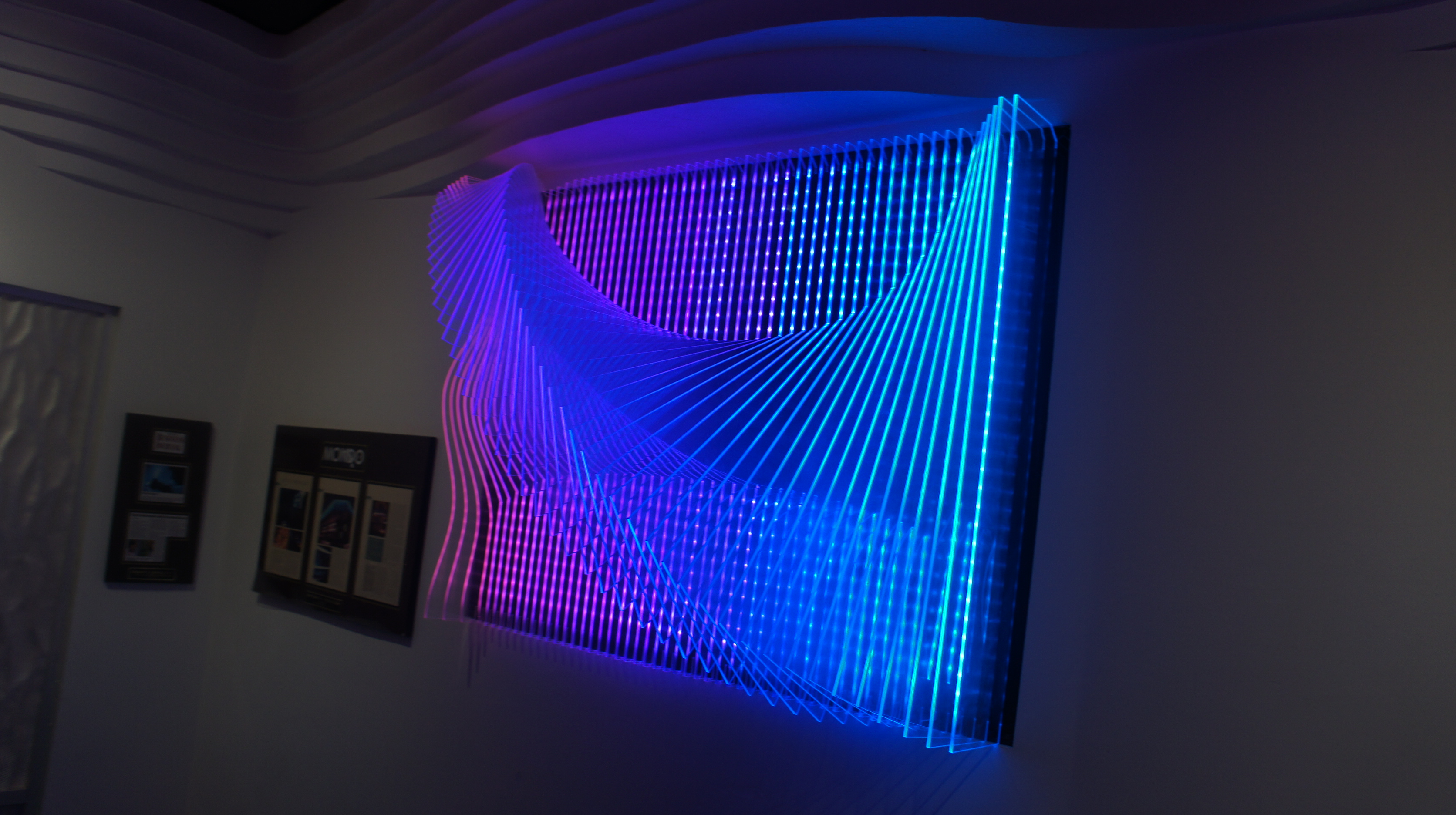 led wall panel light photo - 6