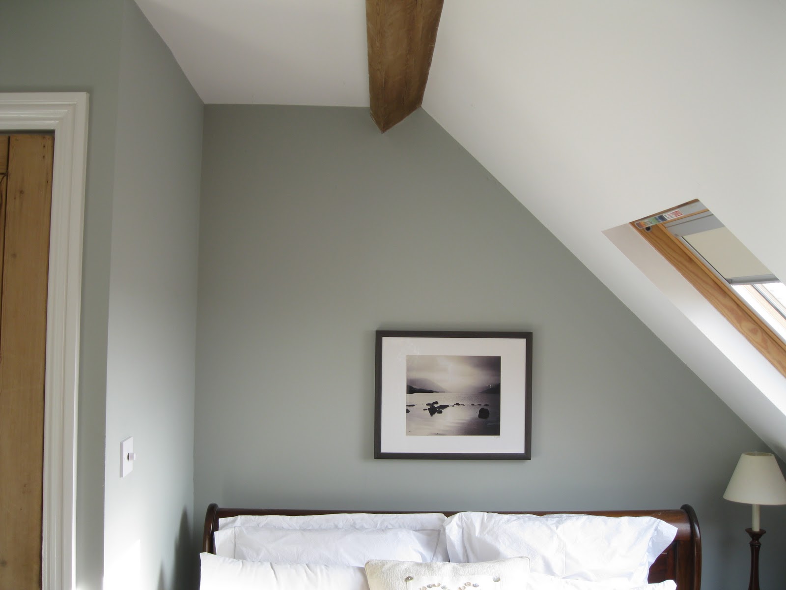 light blue walls in bedroom photo - 6