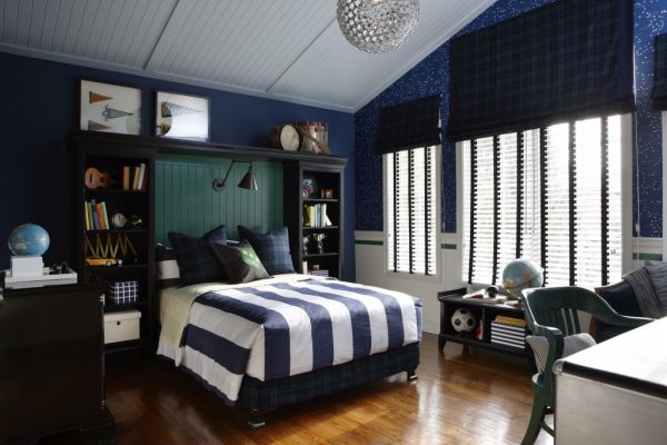 light blue walls in bedroom photo - 8