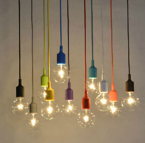 light bulb ceiling pendant photo - 9