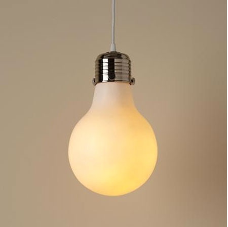 light bulb shaped ceiling light photo - 3