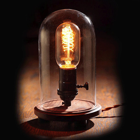 light bulb table lamp photo - 5