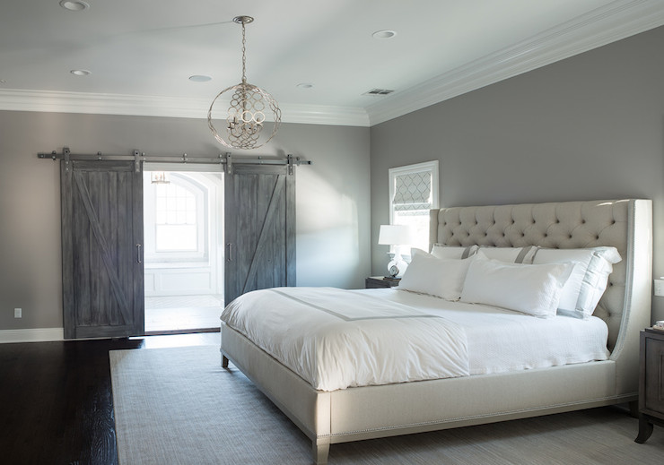 light gray bedroom walls photo - 1