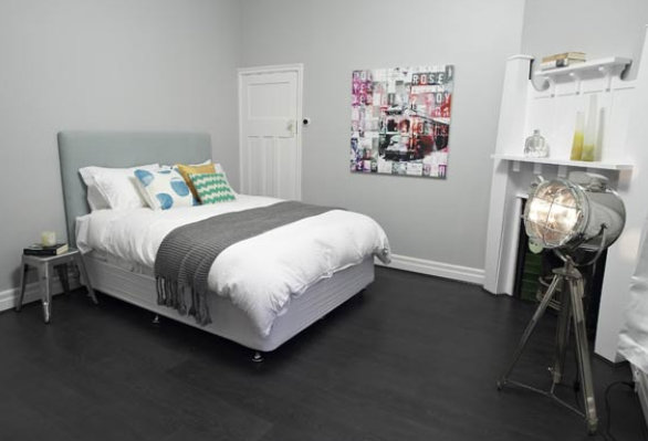 light gray bedroom walls photo - 9