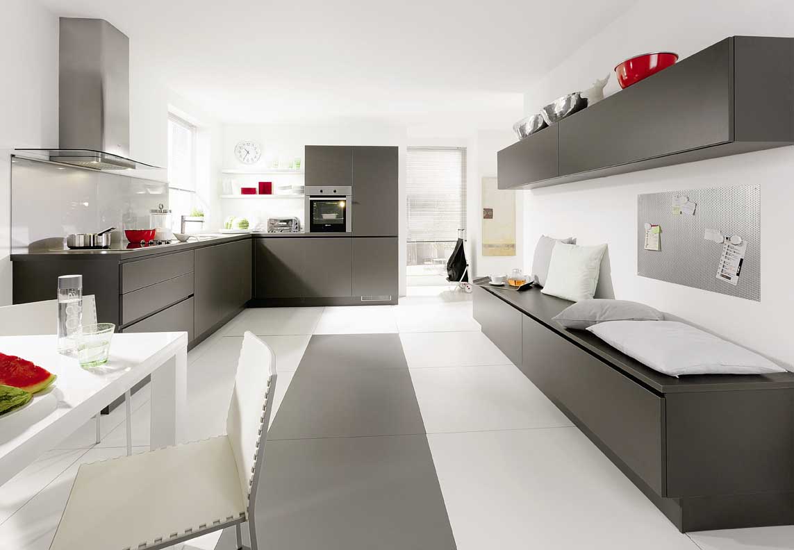 light gray kitchen walls photo - 2