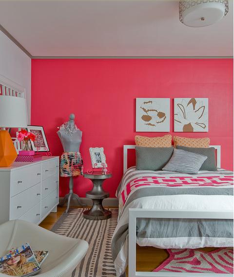 Make Home Decoration Fun With light orange wall paint - Warisan Lighting