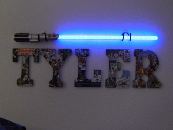 light saber wall light photo - 1