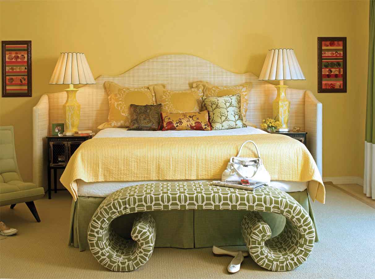 light yellow bedroom walls photo - 9