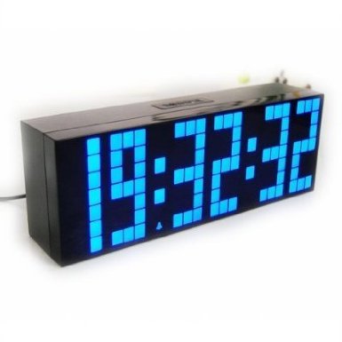 lighted digital wall clock photo - 4