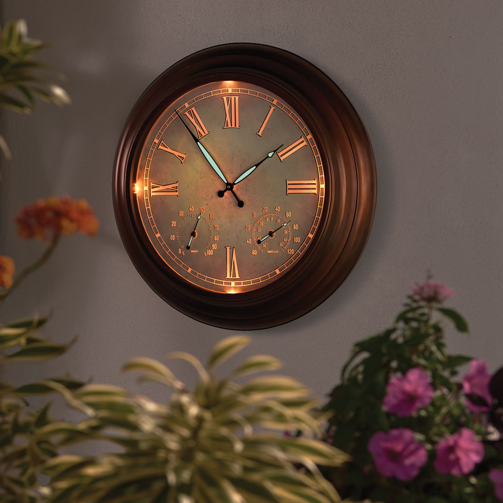 lighted digital wall clock photo - 9