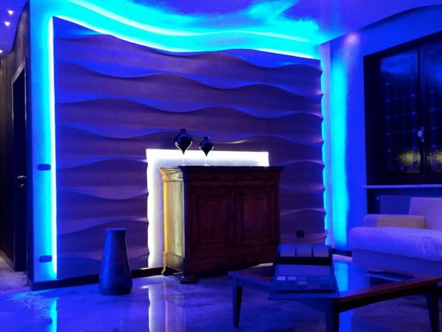 lighted wall panels photo - 7