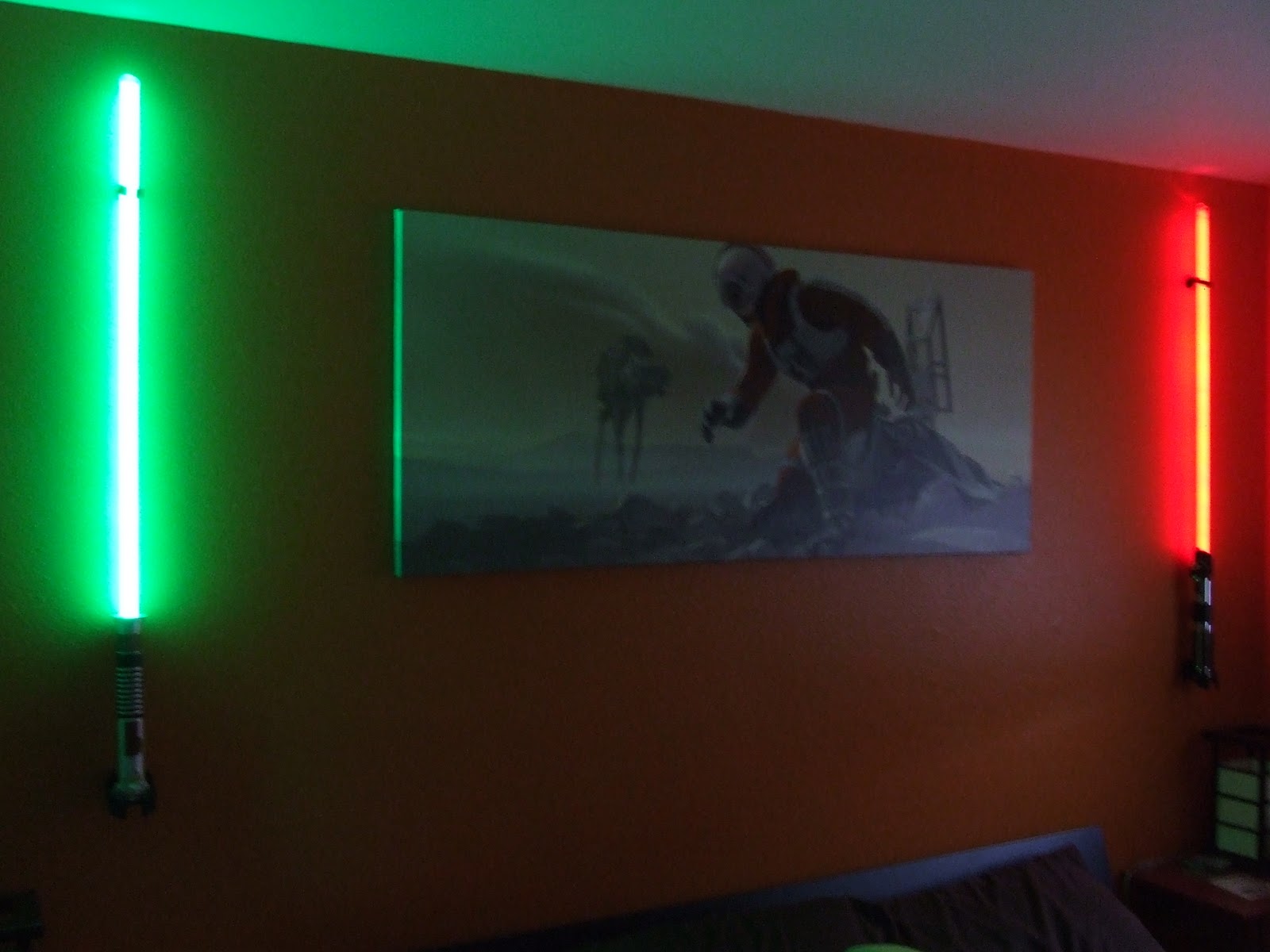 Lightsaber wall lights May the force of light be with you Warisan