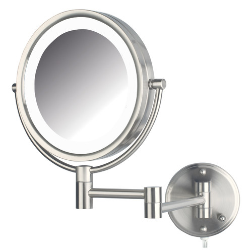 makeup mirror with lights wall mounted photo - 9