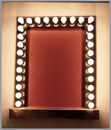 makeup wall mirror with lights photo - 5