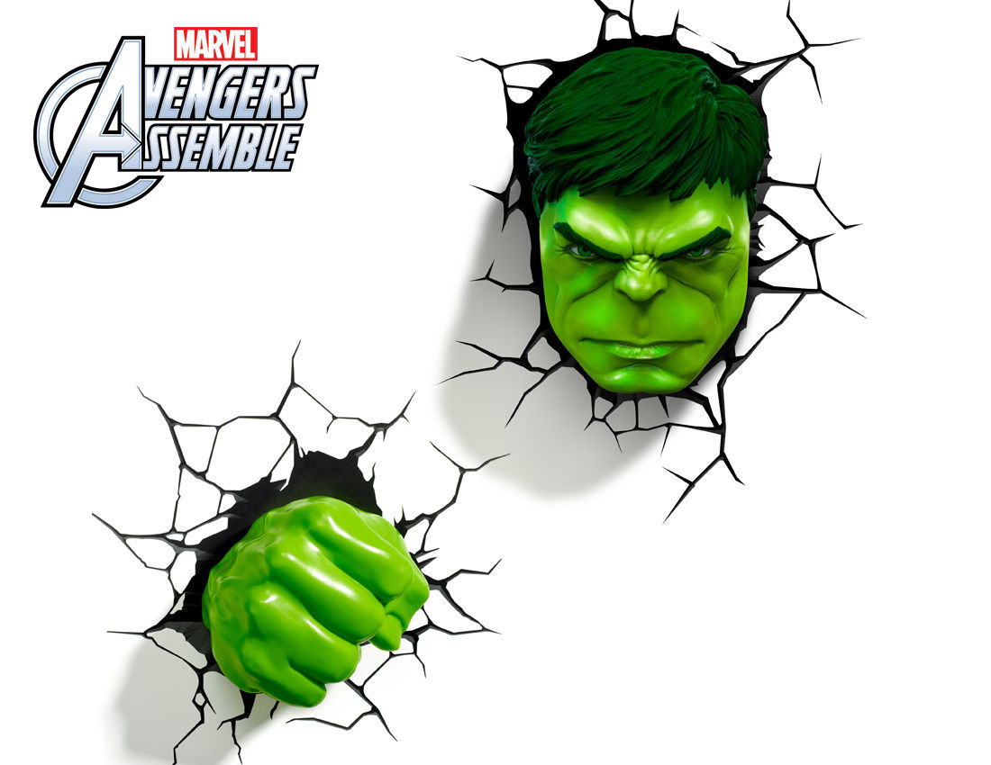 marvel 3d wall lights photo - 8