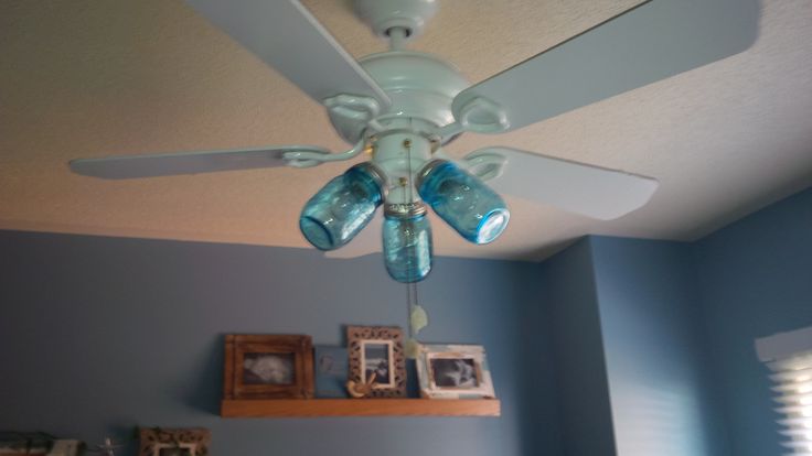 mason jar ceiling fan photo - 9